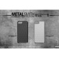 Odoyo METALSMITH Carbon Fiber Liminous Silver Case per iPhone 5