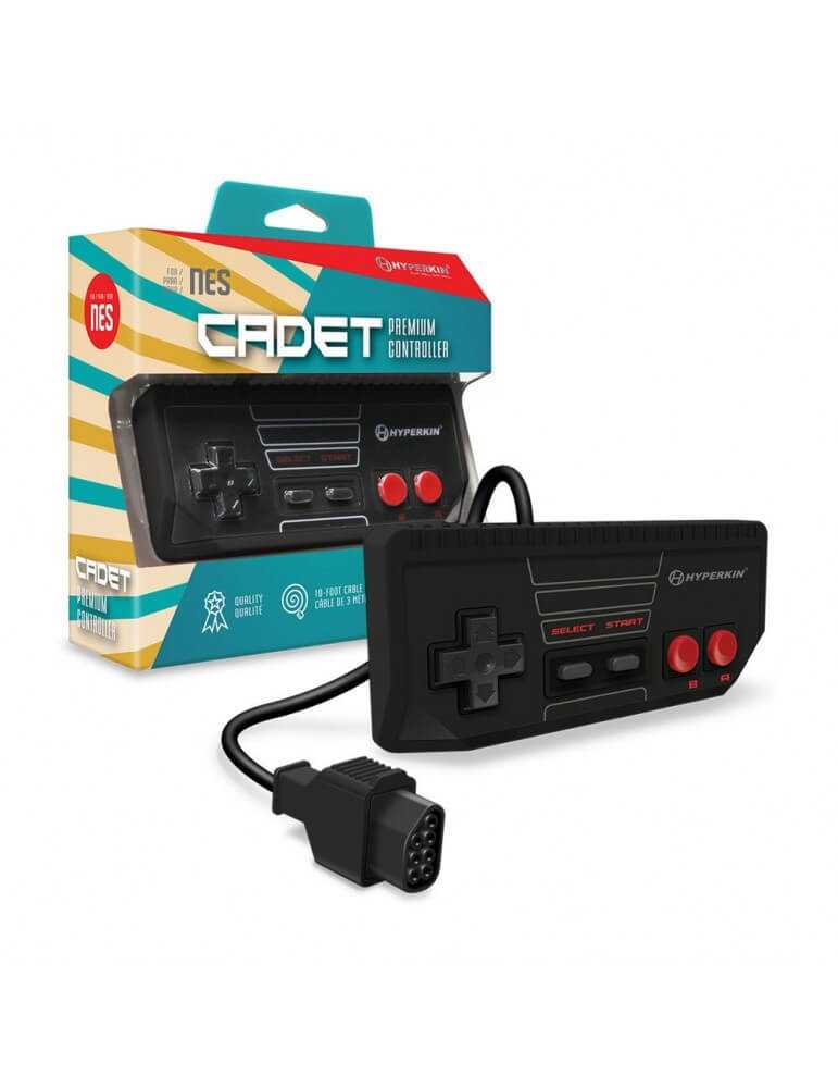 Hyperkin Cadet Controller Premium per NES Nero-NES-Pixxelife by INMEDIA