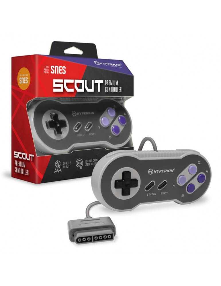 Hyperkin Scout Premium Controller for SNES-Super Nintendo-Pixxelife by INMEDIA