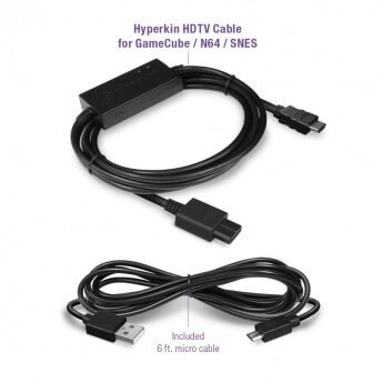 Hyperkin Cavo HDTV 3-in-1 per GameCube Nintendo 64 SNES