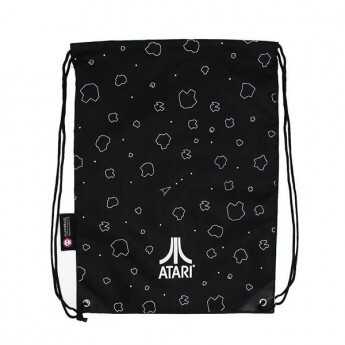 Official Atari Asteroids Gameplay Drawstring Bag