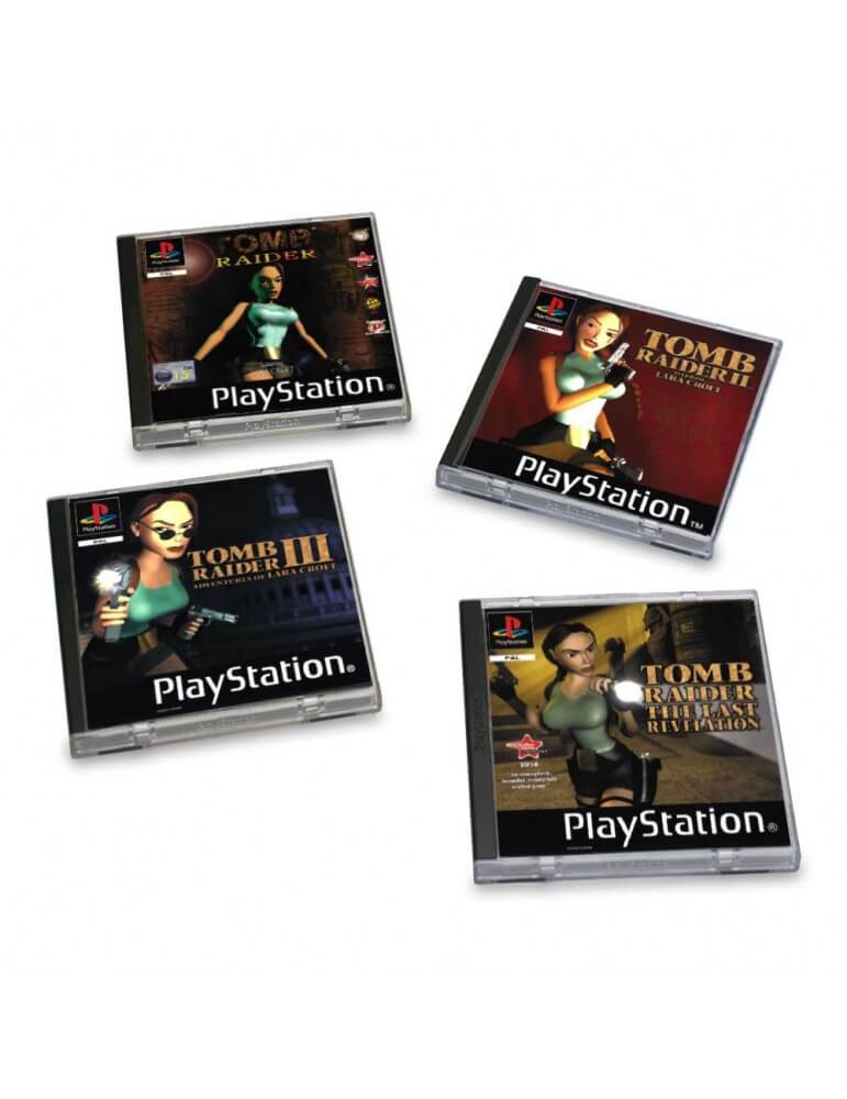 Official Tomb Raider PS1 Retro Coaster-PixxeLife-Pixxelife by INMEDIA