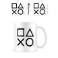 Pyramid America PlayStation B&W Shapes Mug 11oz