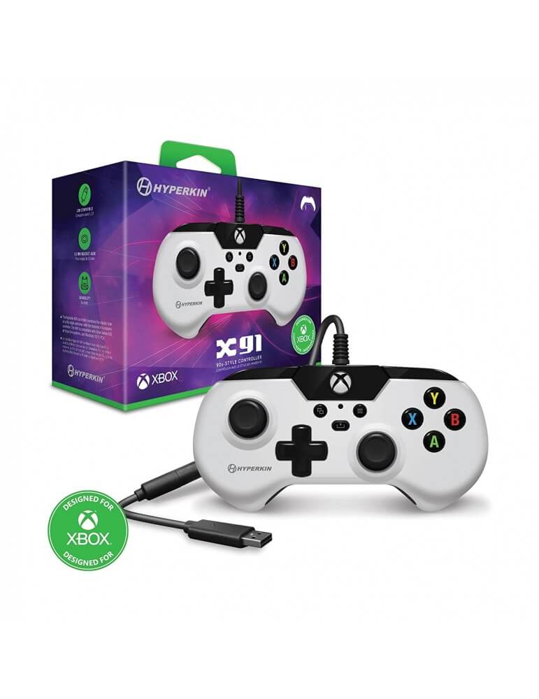 X91 Controller Xbox Series X/S Xbox One Windows 10 White-Xbox One-Pixxelife by INMEDIA