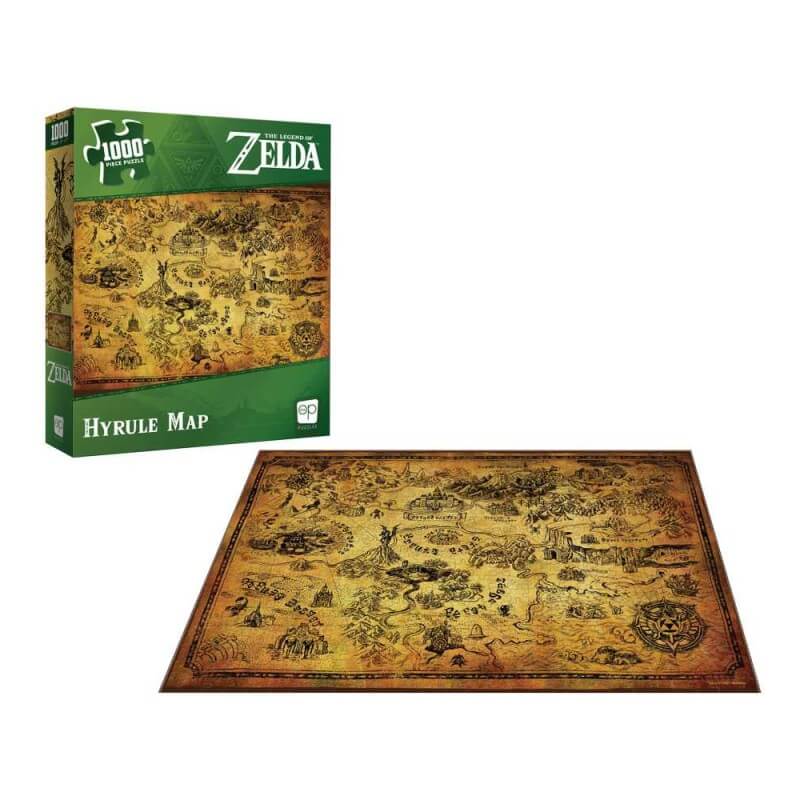 USAopoly The Legend of Zelda Hyrule Map-Giochi da tavolo-Pixxelife by INMEDIA