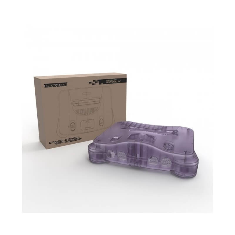 Teknogame Nintendo64 Console Shell Replacement Kit Atomic Purple-Nintendo 64-Pixxelife by INMEDIA