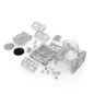 Teknogame GameCube Console Shell Replacement Kit Clear White