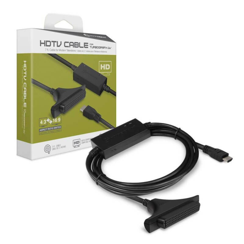 Hyperkin HDTV Cable for TurboGrafx-16 and PC Engine-PC Engine - Turbografx-Pixxelife by INMEDIA