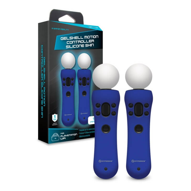 Hyperkin GelShell Silicone Skin blue for PS Move controller-PlayStation 4-Pixxelife by INMEDIA