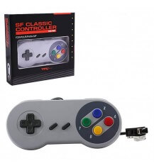 TTX Tech SNES/SF Style Classic Controller for GameCube Wii