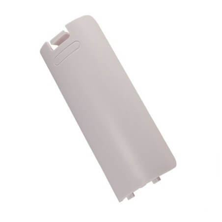 RepairBox Battery Cover Replacement for Nintendo Wii Remote White