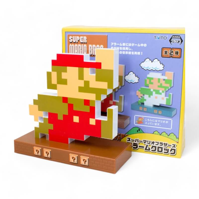 Taito Super Mario Bros Alarm Clock Mario Edition-Accessories-Pixxelife by INMEDIA