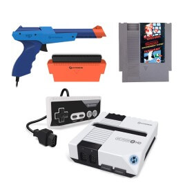 Hyperkin HD Shooter Pack with Super Mario & Duck Hunt per NES Bianco