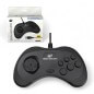 Retro-bit Official SEGA Saturn Control Pad USB per PC Mac Steam Black