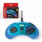 Retro-bit Official SEGA 6-Button Arcade Pad for Mega Drive Mega CD Blue