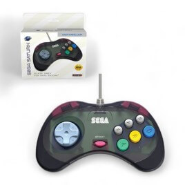 Retro-bit Official SEGA Control Pad for Saturn Slate Grey