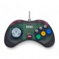 Retro-bit Official SEGA Saturn Control Pad USB for PC Mac Steam Slate Grey