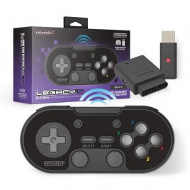 Retro-bit Legacy16 2.4G Wireless Controller Onyx Black