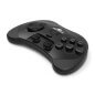 Retro-bit SEGA 2.4G Wireless Pro Controller for Saturn PC Mac Switch Black