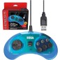 Retro-bit Official SEGA 6-Button Arcade Pad USB per PC Mac Steam Blue