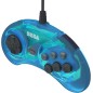 Retro-bit Official SEGA 6-Button Arcade Pad USB per PC Mac Steam Blue