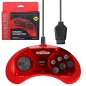 Retro-bit Official SEGA 6-Button Arcade Pad for Mega Drive Mega CD Red