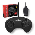 Retro-bit BIG6 Control Pad per Mega Drive Black