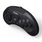 Retro-bit Official SEGA 8-Button Arcade Pad 2.4G Wireless for Mega Drive PC Mac Switch Black