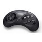 Retro-bit Official SEGA 8-Button Arcade Pad 2.4G Wireless for Mega Drive PC Mac Switch Black