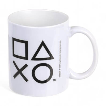 Pyramid America PlayStation B&W Shapes Mug 11oz