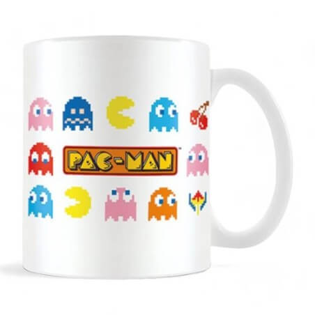 Pyramid America Pac-Man Multi Ceramic Mug 11 oz