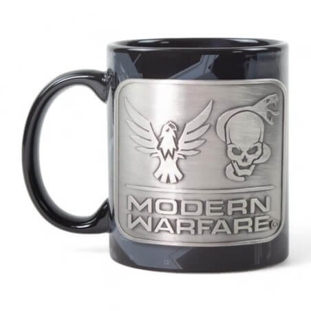 Numskull Official Call Of Duty Modern Warefare Metal Badge Mug