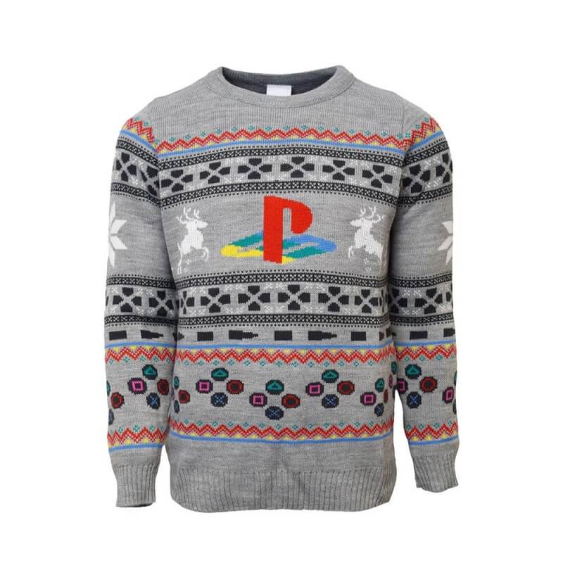 Numskull Official PlayStation Console Xmas Jumper-Apparel-Pixxelife by INMEDIA