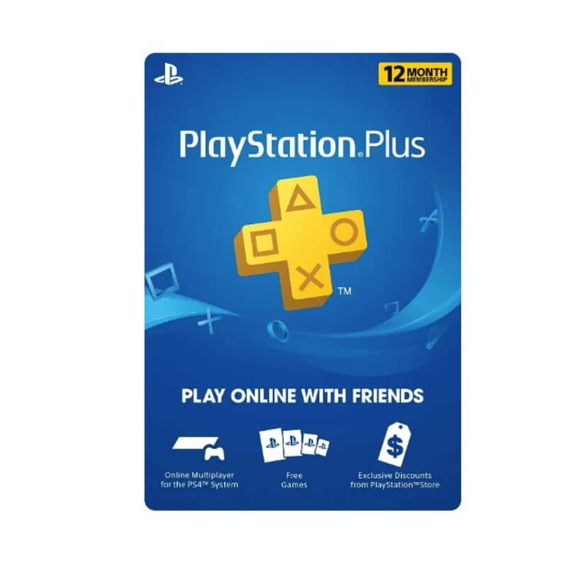 PlayStation Plus Abbonamento 12 Mesi-Sony PlayStation-Pixxelife by INMEDIA