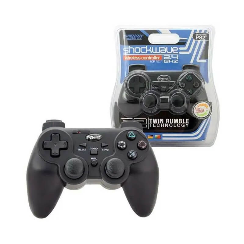 KMD Shockwave Wireless Controller per PS2-PlayStation 2-Pixxelife by INMEDIA