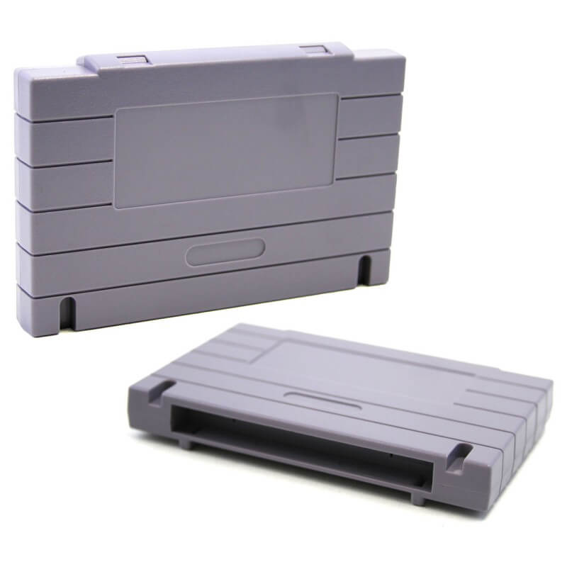 TTX Tech Snap-On Replacement Shell for US SNES Cartridge-Super Nintendo-Pixxelife by INMEDIA