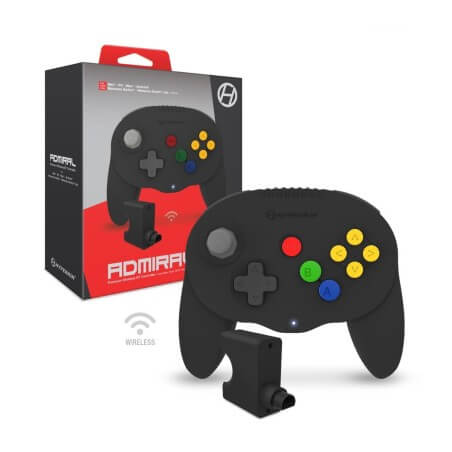 Hyperkin Admiral Premium Wireless BT Controller for Nintendo 64 Switch PC Mac Android Black