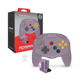 Hyperkin Admiral Premium Wireless BT Controller for Nintendo 64 Switch PC Mac Android Amethyst Purple