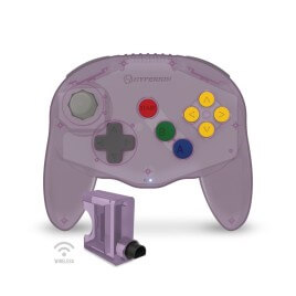 Hyperkin Wireless BT Premium Controller Admiral per Nintendo 64 Switch PC Mac Android Viola Ametista