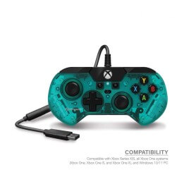 Hyperkin X91ICE 90s Style Controller Xbox Series X/S Xbox One Windows 10/11 Aqua Green