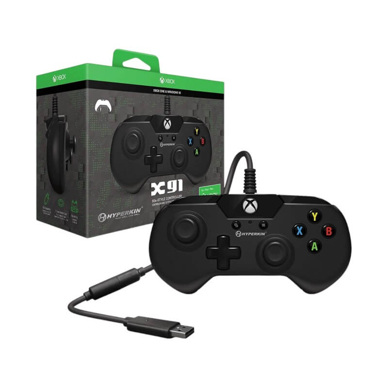 Hyperkin X91 90s Style Controller Xbox Series X/S Xbox One Windows 10/11 Nero-Xbox One-Pixxelife by INMEDIA