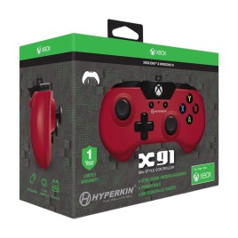 Hyperkin X91 90s Style Controller Xbox Series X/S Xbox One Windows 10/11 Red