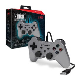 Hyperkin Premium Controller Brave Knight per PS3 PC Mac Argento