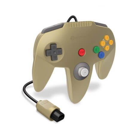 Hyperkin Captain Premium Controller for Nintendo 64 Gold