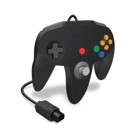 Hyperkin Captain Premium Controller per Nintendo 64 Nero