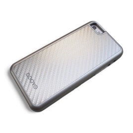 Odoyo METALSMITH Carbon Fiber Liminous Silver Case per iPhone 5