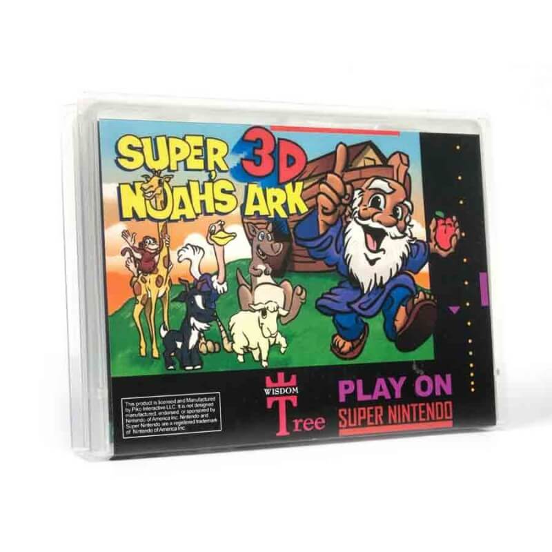 Piko Interactive Super 3D Noah's Ark Cartridge for SNES-Super Nintendo-Pixxelife by INMEDIA