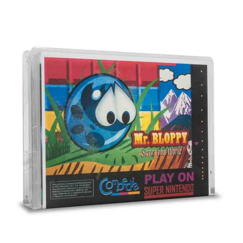 Piko Interactive Mr. Bloppy Saves The World Cartridge for SNES-Super Nintendo-Pixxelife by INMEDIA