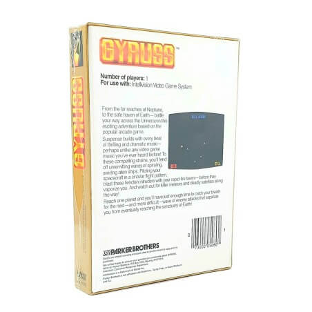 Inty-home Gyruss Cartridge for Intellivision