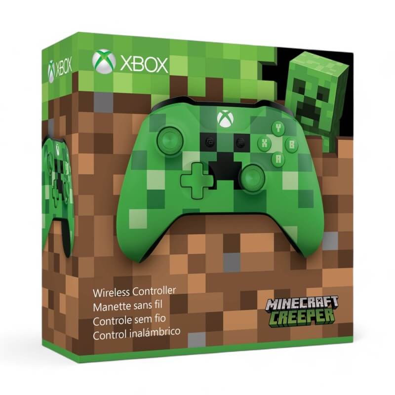 Microsoft Xbox Wireless Controller Minecraft Creeper-Xbox One-Pixxelife by INMEDIA